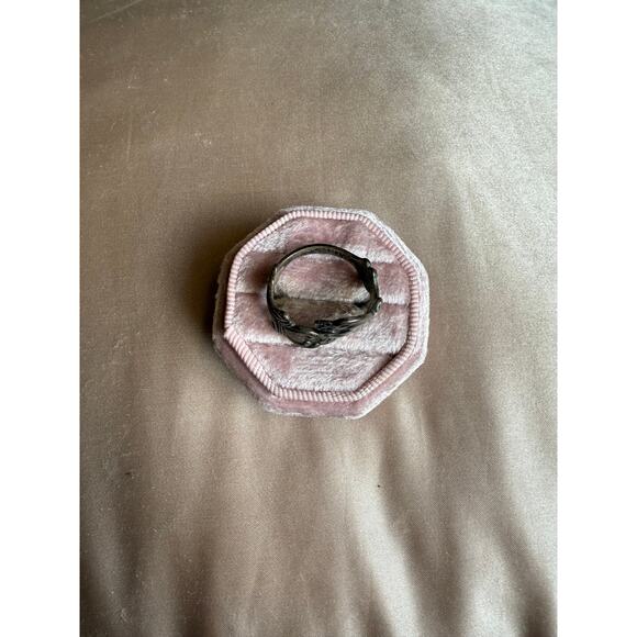 Sterling Avon Treasured Heart Spoon Ring (8.5-9) - Picture 2 of 2